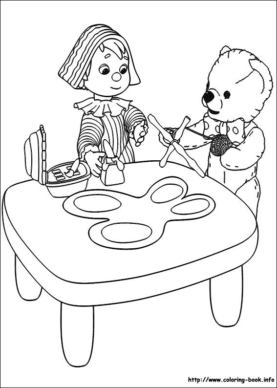 Andy Pandy coloring picture